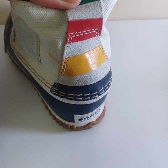 SOREL x HBC Out N About Ankle Duck Boots Limited Edition Women Ivory Sz 9 Fit Sm - Picture 6 of 14